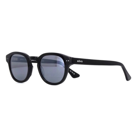 New REVO Sterling Black Polarised Square RE 1255 01 GY Sunglasses Women - Picture 1 of 4